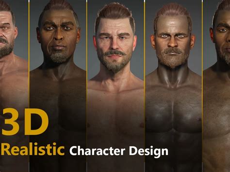 3D Realistic Character Design for your game | Upwork