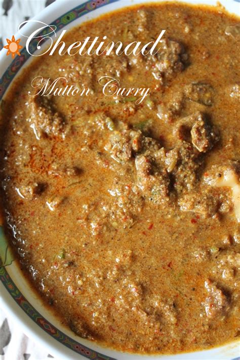 Chettinad Mutton Curry Recipe Chettinad Mutton Kuzhambu Recipe