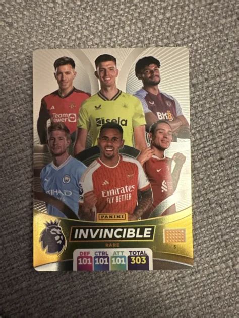 Panini Adrenalyn Xl Premier League Golden Baller Invincible Rare