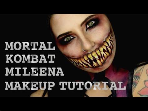 Mortal Kombat Mileena Makeup Tutorial Jordan Hanz YouTube