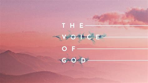 Lesson Discerning The Voice Of God The Voice Of God Youtube