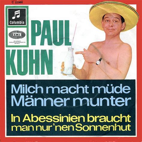 Paul Kuhn Milch Macht Müde Männer Munter 1965 Vinyl Discogs