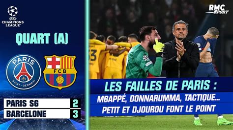 Replay RMC Sport 1 du 11 04 2024 PSG 2 3 Barça Mbappé Donnarumma