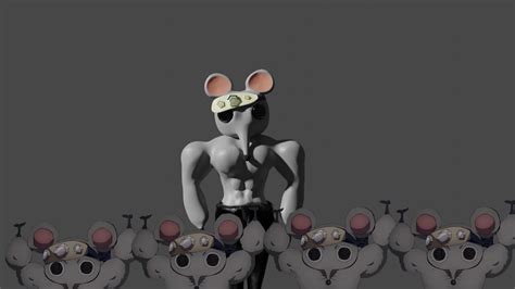 МЫШИ С МЫШЦАМИ В 3D! КЛИНОК РАССЕКАЮЩИЙ ДЕМОНОВ - YouTube