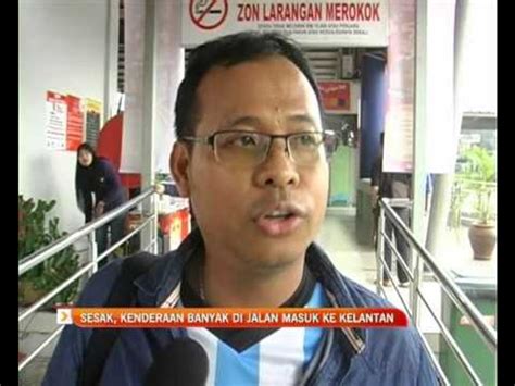 Sesak Kenderaan Banyak Di Jalan Masuk Ke Kelantan Video Dailymotion