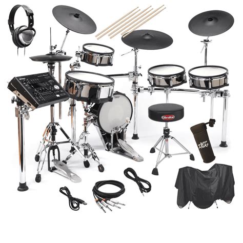 Roland TD 50KV V Drums 5pc Electronic Drum Set Drum Essentials Bundle