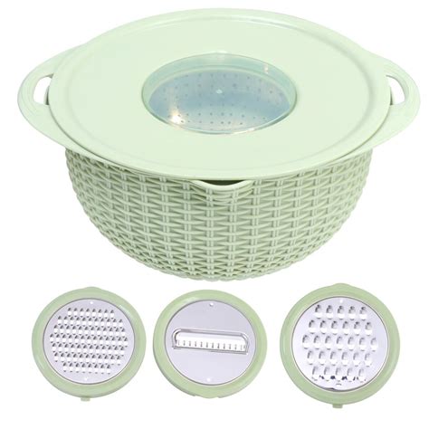 Cabilock Veggie Slicer Veggie Slicer Kitchen Strainer Bowl Fruit