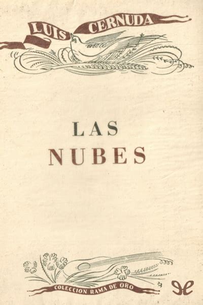 Las Nubes De Luis Cernuda En Pdf Mobi Y Epub Gratis Ebookelo