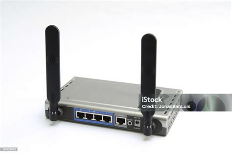 Wireless Modem Router Back View Stock Photo Download Image Now