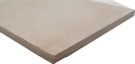 12X24 Meteora Beige Porcelain Bullnose Coping Keystone Tile