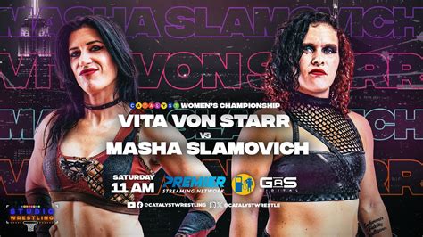 Studio Wrestling Underground Masha Slamovich Vs Vita Von Starr Youtube