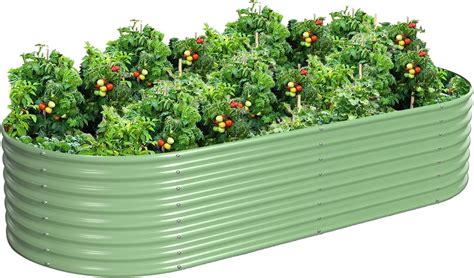 Btdvr 8ftl×4ftw×15fth Raised Garden Bed Outdoor For