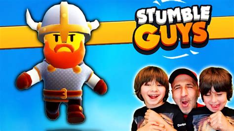 Intentamos GANAR Con El VIKINGO Y El Ninja En STUMBLE GUYS Con Dani Y