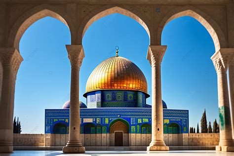 Al Aqsa Mosque Architecture Background, Al Aqsa, Mosque, Architecture ...