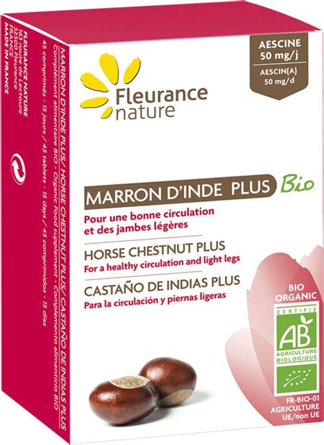 Fleurance Nature Marron D Inde Plus Bio Comprim S Ayurveda France