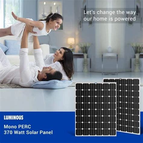 Luminous Monocrystalline Solar Panel W V At Rs Piece In Nashik