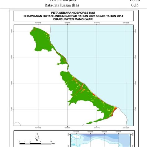 PDF Analisis Spasial Deforestasi Kawasan Hutan Lindung Arfak Di