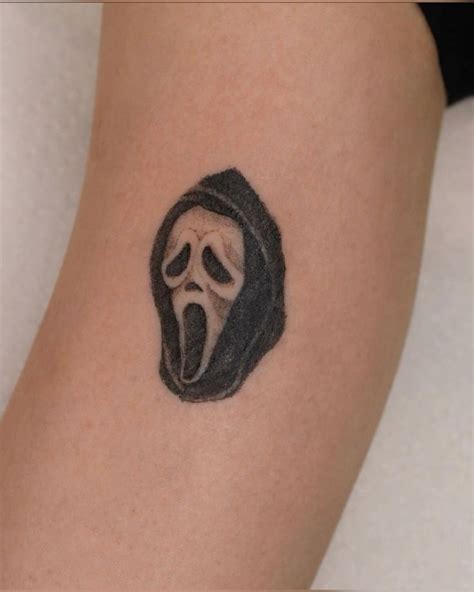 My New Ghostface Tattoo Movie Tattoos Friend Tattoos Hand Tattoos