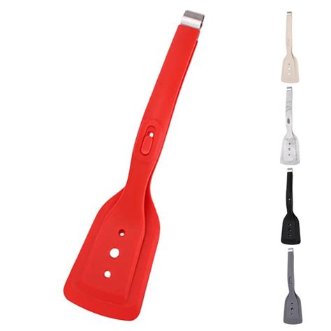 2 In 1 Silicone Spatula Tongs 2PCS Non Stick Spatula Tongs For Kitchen