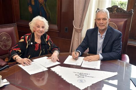 Alak Y Estela De Carlotto Firmaron Un Acuerdo Para Promover Acciones