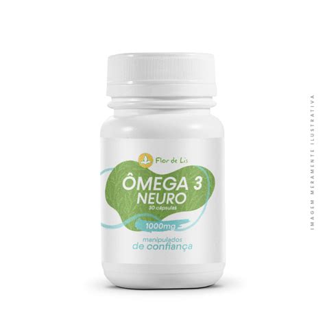 Mega Concentrado Neuro Mg Epa E Mg Dha Farm Cia Flor De Lis