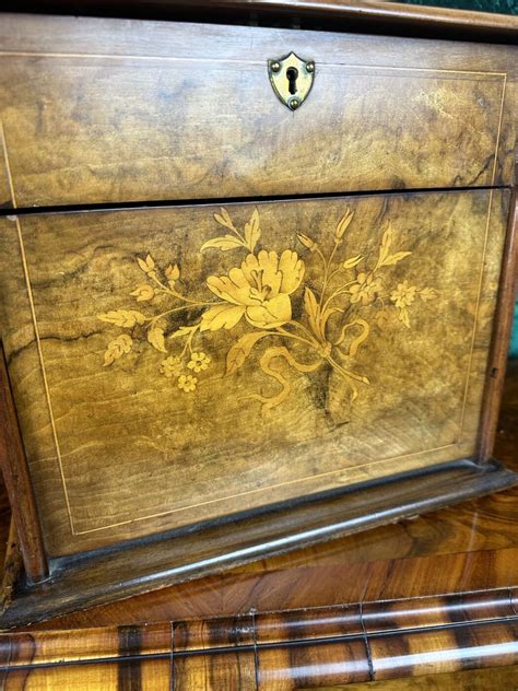 Edwardian Marquetry Stationery Cabinet Circa Frank Craig Antiques