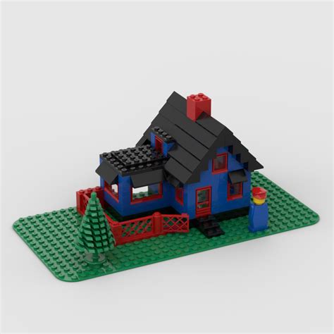 LEGO MOC Blue House (1977) by pappy76 | Rebrickable - Build with LEGO