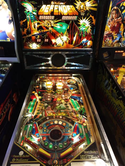 This classic WinPin showed up at my regular hangout this week - Defender (1982) : pinball