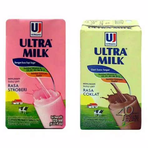 Jual Susu Ultra Milk 125 Ml Varian Isi 40 Pcs Karton Shopee Indonesia