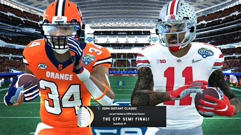 An INSANE CFP Semi Final Game NCAA Football 14 Revamped Playoffs Ohio