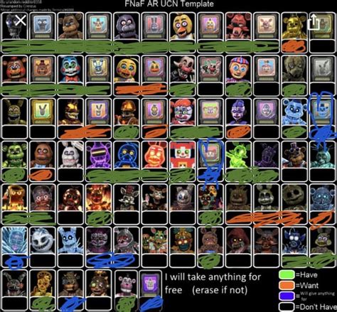 Fnaf Ar Checklist Update Rfnafar