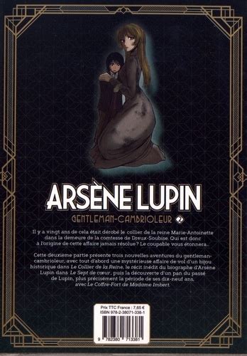 Arsène Lupin l aventurier Tome 2 Takashi Morita Livres Furet