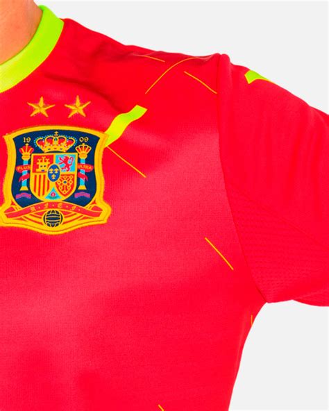 Camiseta 1ª España Ffs Eurocopa 2021 Niño Rojo