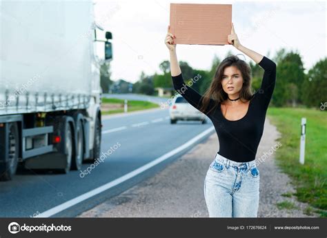 Hitchhiker Girl Telegraph