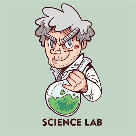 Science lab logo 7346356 Vector Art at Vecteezy