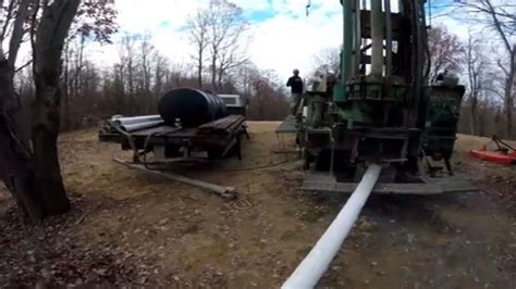 How A Water Well Is Drilled Water Well Drilling On A Mountain And