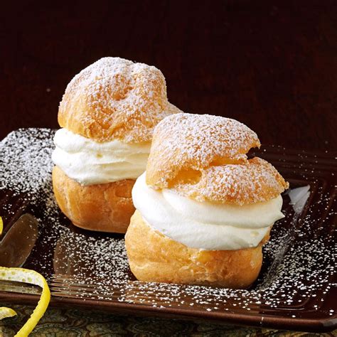 Lemon Cream Puffs Recipe Taste Of Home