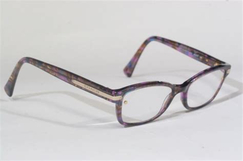 Coach Womens Eyeglasses Hc 6065 5288 Confetti Purple Frame 49 17 135 548 Ebay