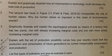 Solved Explain And Graphically Illustrate How An Improvement Chegg