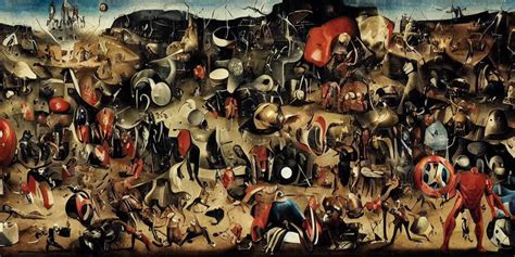 Where S Waldo Oil Painting By Hieronymus Bosch Stable Diffusion