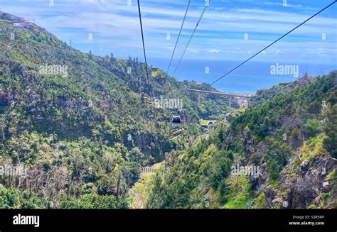 Madeira cable car Stock Photo - Alamy