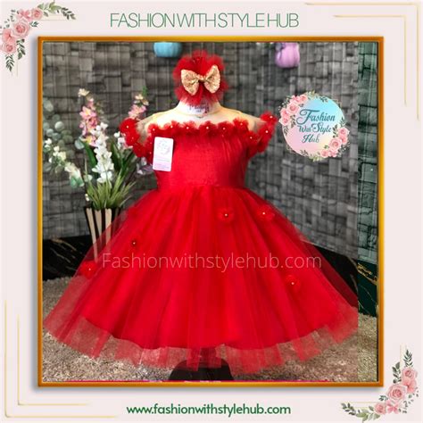 Red Floral Frock Fashion With Style Hub