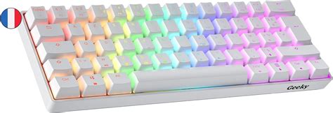 Amazon Geeky Gk Hot Swappable Mechanical Gaming Keyboard Keys Multi Color Rgb
