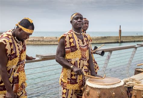 African Ethnic Music Band At Tel Aviv Port Promenade Editorial Photo