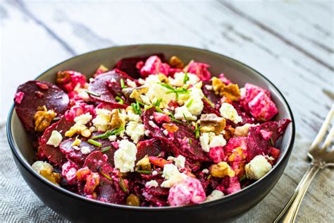 Rote Bete Salat Mit Feta Waln Ssen Schnell Und Gesund