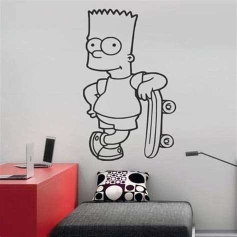 Vinilo De Pared Bart Simpson