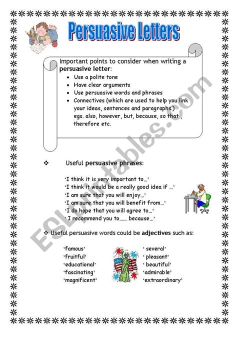 Persuasive Letters ESL Worksheet By Maltese Primary Teacher