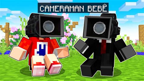 Nasci Como Cameraman Beb No Minecraft Youtube