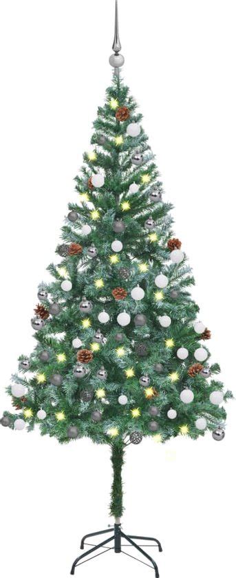 Prolenta Premium Kunstkerstboom Met LED S Kerstballen En