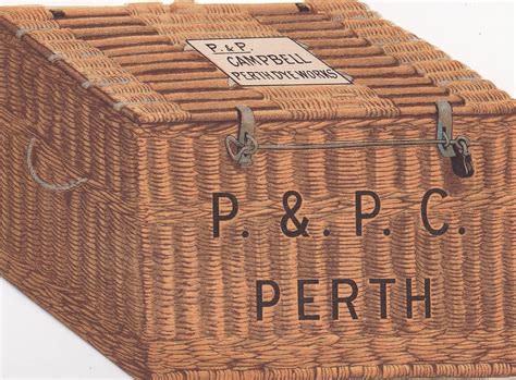 CHROMO P P CAMPBELL PERTH DYE WORKS BASKET ADVERT Flickr